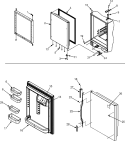 Part Location Diagram of 2301599W Whirlpool NAMEPLATE
