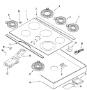 Part Location Diagram of 3601F384-51 Whirlpool BAFFLE