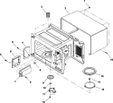 Part Location Diagram of R9900074 Whirlpool GUIDE, AIR LEFT
