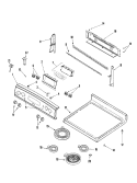 Part Location Diagram of 74010332 Whirlpool KNOB  Black