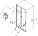 EVAP FAN ASSY. / CRISP LIGHT Diagram and Parts List for GSB2654HEQ  Maytag Refrigerator