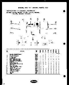 Section 10 Diagram and Parts List for 200C-8R  Amana Air Conditioner