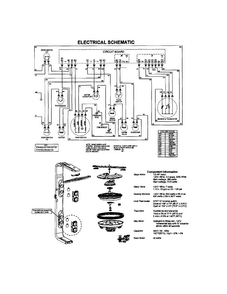 Wiring Information Diagram and Parts List for MDB8551AWB  Maytag Dishwasher