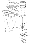 SWITCH, SPINBELT, HOSES Diagram and Parts List for 0513  Hoover Washer