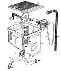 TUB_1STSERIES Diagram and Parts List for 0610  Hoover Washer