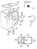 SHELL Diagram and Parts List for 0611  Hoover Washer