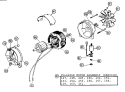 PULSATORMOTOR Diagram and Parts List for 0617  Hoover Washer