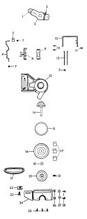 PUMP Diagram and Parts List for 0617  Hoover Washer