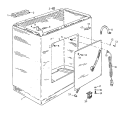 SHELL Diagram and Parts List for 0617  Hoover Washer