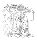 PUMP, HOSES, MICROSWITCH, BEARINGS Diagram and Parts List for 0710  Hoover Washer