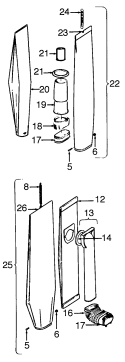 Part Location Diagram of 4010003C Maytag BOT FILL UPR BAG - 4-PK