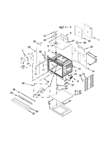 Oven Parts Diagram and Parts List for JJW3830DB00  Jenn-Air Wall Oven