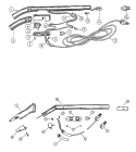 HANDLE Diagram and Parts List for 1153  Hoover Upright Vacuum