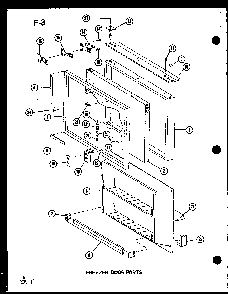 Section 9 Diagram and Parts List for ESBFC-16E-P74935-2W  Amana Refrigerator