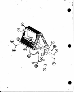 (scfc36aovb/p6904305c) (scfc42aovb/p6904306c) (scfc48aovb/p6904307c) (scfc60aovb/p6904308c) Diagram and Parts List for SCFC42AOVB P6904306C Amana Air Conditioner