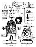 MAINBODY Diagram and Parts List for 913-01  Hoover Upright Vacuum
