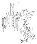 MAINBODY, HANDLE, OUTERBAG Diagram and Parts List for C1409910  Hoover Upright Vacuum