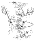 AGITATOR, MOTOR, HANDLE, MAINBODY, HOOD Diagram and Parts List for C1800016  Hoover Range Hood
