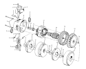 MOTOR ASSEMBLY Diagram and Parts List for C2075080  Hoover Upright Vacuum