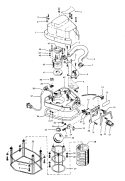 MOTOR ASSEMBLY, MAINBODY Diagram and Parts List for C2109---  Hoover Upright Vacuum