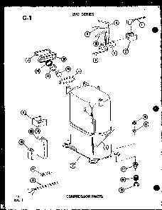 Section 2 Diagram and Parts List for ES216D-3MS P55417-61R Amana Air Conditioner