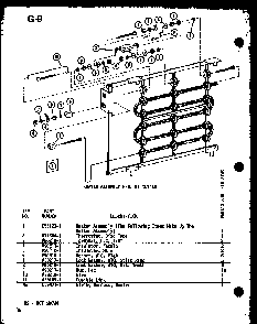Heater Assembly Mfg. By Tuttle Diagram and Parts List for 218-3EWS P55417-80R Amana Air Conditioner