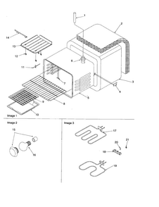 Cavity Diagram and Parts List for ARRS6500E-P1130697NE  Amana Range