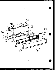 Control Diagram and Parts List for RC-14SD-1 P75750-7M Amana Microwave