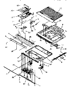 Divider Block Diagram and Parts List for TR21S4L-P1196104WL  Amana Refrigerator