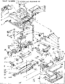 Nozzle And Motor Assembly Diagram and Parts List for 11635992  Kenmore Upright Vacuum