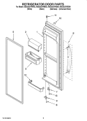 Part Location Diagram of WP2182181 Whirlpool Refrigerator Thimble Top