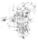MAINBODY, MOTOR, GEARS Diagram and Parts List for C5041---  Hoover Upright Vacuum