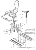 TRACTORNOZZLE, SQUEEGEEASSEMBLY Diagram and Parts List for C5122  Hoover Upright Vacuum