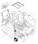 TRANSMISSIONMOTOR, MAINASSEMBLY Diagram and Parts List for C6075---  Hoover Upright Vacuum