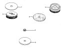 BRUSHES_PADS Diagram and Parts List for F2101073  Hoover Upright Vacuum