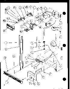 Refrigerator/freezer Controls And Cabinet Parts Diagram and Parts List for SZDE20KB-P1117602W  Amana Refrigerator