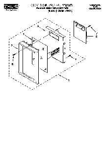 Control Panel Diagram and Parts List for MHE11RDQ6  Maytag Microwave