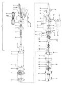MOTOR ASSEMBLY, BAG & MOTORHOUSING Diagram and Parts List for S2095---  Hoover Upright Vacuum