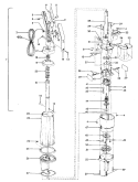MOTOR ASSEMBLY, BAG & MOTORHOUSING Diagram and Parts List for S2099---  Hoover Upright Vacuum
