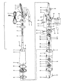 MOTOR ASSEMBLY, BAG & MOTORHOUSING Diagram and Parts List for S2141---  Hoover Upright Vacuum