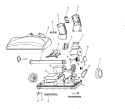 POWEREDNOZZLE Diagram and Parts List for S2220---  Hoover Upright Vacuum
