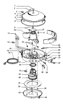 MAINHOUSING Diagram and Parts List for S3131---  Hoover Upright Vacuum