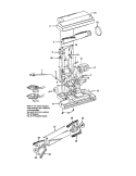 POWEREDNOZZLE, AGITATOR Diagram and Parts List for S3209021  Hoover Upright Vacuum