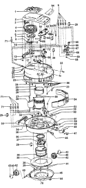 MAINHOUSING Diagram and Parts List for S3221  Hoover Upright Vacuum