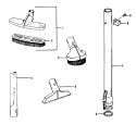 CLEANINGTOOLS Diagram and Parts List for S3231---  Hoover Upright Vacuum