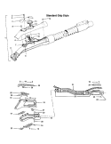 HOSE Diagram and Parts List for S3231---  Hoover Upright Vacuum