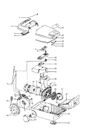CORDREEL, MAINHOUSING Diagram and Parts List for S3257---  Hoover Upright Vacuum