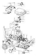 CORDREEL, MAINHOUSING Diagram and Parts List for S3295031  Hoover Upright Vacuum