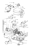 MAINHOUSING Diagram and Parts List for S3439070  Hoover Upright Vacuum