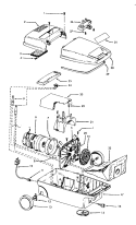 MAINHOUSING Diagram and Parts List for S3439---  Hoover Upright Vacuum
